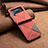 Luxury Leather Matte Finish and Plastic Back Cover Case S01 for Samsung Galaxy Z Flip4 5G