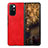 Luxury Leather Matte Finish and Plastic Back Cover Case S01 for Xiaomi Mix Fold 5G Red
