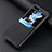 Luxury Leather Matte Finish and Plastic Back Cover Case S03D for Samsung Galaxy Z Flip5 5G