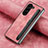 Luxury Leather Matte Finish and Plastic Back Cover Case S06D for Samsung Galaxy Z Fold5 5G