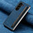 Luxury Leather Matte Finish and Plastic Back Cover Case S06D for Samsung Galaxy Z Fold5 5G