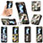 Luxury Leather Matte Finish and Plastic Back Cover Case S08D for Samsung Galaxy Z Flip5 5G