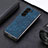 Luxury Leather Matte Finish and Plastic Back Cover Case S08D for Samsung Galaxy Z Fold5 5G