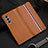 Luxury Leather Matte Finish and Plastic Back Cover Case S09 for Samsung Galaxy Z Fold3 5G