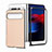 Luxury Leather Matte Finish and Plastic Back Cover Case SD2 for Google Pixel Fold 5G