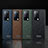 Luxury Leather Matte Finish and Plastic Back Cover Case SD2 for Huawei Mate X2