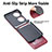 Luxury Leather Matte Finish and Plastic Back Cover Case SD4 for Huawei P60 Pocket