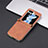 Luxury Leather Matte Finish and Plastic Back Cover Case SD4 for Samsung Galaxy Z Flip5 5G