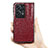 Luxury Leather Matte Finish and Plastic Back Cover Case SD6 for Oppo Find N2 5G