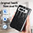 Luxury Leather Matte Finish and Plastic Back Cover Case SD7 for Google Pixel Fold 5G