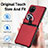 Luxury Leather Matte Finish and Plastic Back Cover Case SD8 for Huawei Pocket S