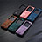 Luxury Leather Matte Finish and Plastic Back Cover Case SD8 for Samsung Galaxy Z Flip5 5G