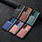 Luxury Leather Matte Finish and Plastic Back Cover Case SD8 for Samsung Galaxy Z Fold5 5G