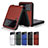 Luxury Leather Matte Finish and Plastic Back Cover Case T03 for Samsung Galaxy Z Flip4 5G