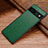 Luxury Leather Matte Finish and Plastic Back Cover Case TB1 for Google Pixel 6 Pro 5G Green