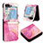 Luxury Leather Matte Finish and Plastic Back Cover Case YB1 for Samsung Galaxy Z Flip5 5G