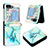 Luxury Leather Matte Finish and Plastic Back Cover Case YB2 for Samsung Galaxy Z Flip5 5G