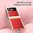 Luxury Leather Matte Finish and Plastic Back Cover Case ZL3 for Samsung Galaxy Z Flip3 5G