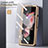 Luxury Leather Matte Finish and Plastic Back Cover Case ZL4 for Samsung Galaxy Z Fold3 5G