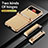 Luxury Leather Matte Finish and Plastic Back Cover Case ZL5 for Samsung Galaxy Z Flip4 5G