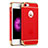 Luxury Metal Frame and Plastic Back Case for Apple iPhone SE Red