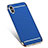 Luxury Metal Frame and Plastic Back Case M01 for Apple iPhone Xs Blue