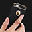 Luxury Metal Frame and Plastic Back Case with Finger Ring Stand A02 for Apple iPhone 5S