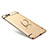 Luxury Metal Frame and Plastic Back Case with Finger Ring Stand for Xiaomi Mi 6 Gold