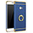 Luxury Metal Frame and Plastic Back Case with Finger Ring Stand for Xiaomi Mi Note 2 Blue