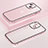 Luxury Metal Frame and Plastic Back Cover Case Bling-Bling LF1 for Apple iPhone 13