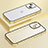 Luxury Metal Frame and Plastic Back Cover Case Bling-Bling LF1 for Apple iPhone 13