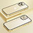 Luxury Metal Frame and Plastic Back Cover Case Bling-Bling LF1 for Apple iPhone 13 Pro