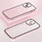 Luxury Metal Frame and Plastic Back Cover Case Bling-Bling LF1 for Apple iPhone 14