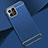 Luxury Metal Frame and Plastic Back Cover Case for Huawei Honor X30i Blue