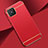 Luxury Metal Frame and Plastic Back Cover Case for Huawei Nova 8 SE 4G Red