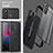 Luxury Metal Frame and Plastic Back Cover Case for Sony Xperia 10 IV SO-52C