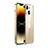 Luxury Metal Frame and Plastic Back Cover Case JB1 for Apple iPhone 13 Gold