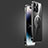 Luxury Metal Frame and Plastic Back Cover Case JB2 for Apple iPhone 14 Pro Black