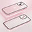 Luxury Metal Frame and Plastic Back Cover Case LF3 for Apple iPhone 15