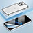 Luxury Metal Frame and Plastic Back Cover Case LF4 for Apple iPhone 13 Pro Silver