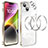 Luxury Metal Frame and Plastic Back Cover Case LF5 for Apple iPhone 14