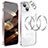 Luxury Metal Frame and Plastic Back Cover Case LF5 for Apple iPhone 15