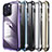 Luxury Metal Frame and Plastic Back Cover Case LF6 for Apple iPhone 14 Plus