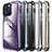 Luxury Metal Frame and Plastic Back Cover Case LF6 for Apple iPhone 14 Pro