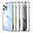 Luxury Metal Frame and Plastic Back Cover Case LF7 for Apple iPhone 13 Pro Max