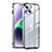 Luxury Metal Frame and Plastic Back Cover Case LK1 for Apple iPhone 13 Silver