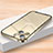 Luxury Metal Frame and Plastic Back Cover Case LK2 for Apple iPhone 14