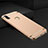 Luxury Metal Frame and Plastic Back Cover Case M01 for Huawei Honor V10 Lite Gold