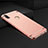 Luxury Metal Frame and Plastic Back Cover Case M01 for Huawei Honor V10 Lite Rose Gold