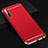 Luxury Metal Frame and Plastic Back Cover Case M01 for Huawei P Smart Pro (2019) Red